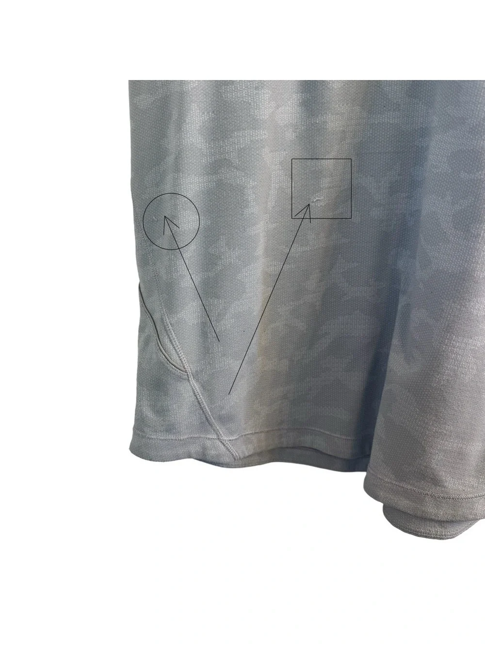 Lululemon Women's Silver Drop Alpine White  Camo Short Sleeve T-Shirt